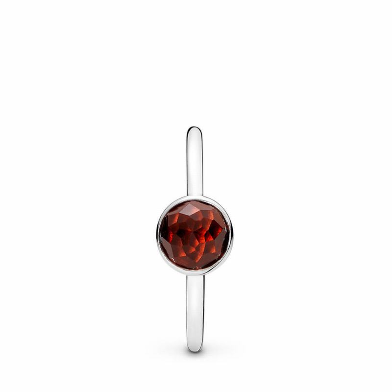 Pandora January Droplet Ring Silver Egypt UG7984620